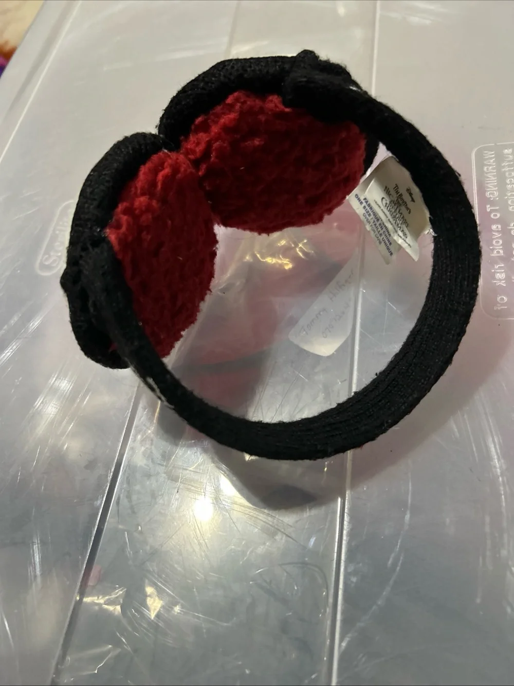 Disney Jack Skellington Ear Headband - Black, White, Red